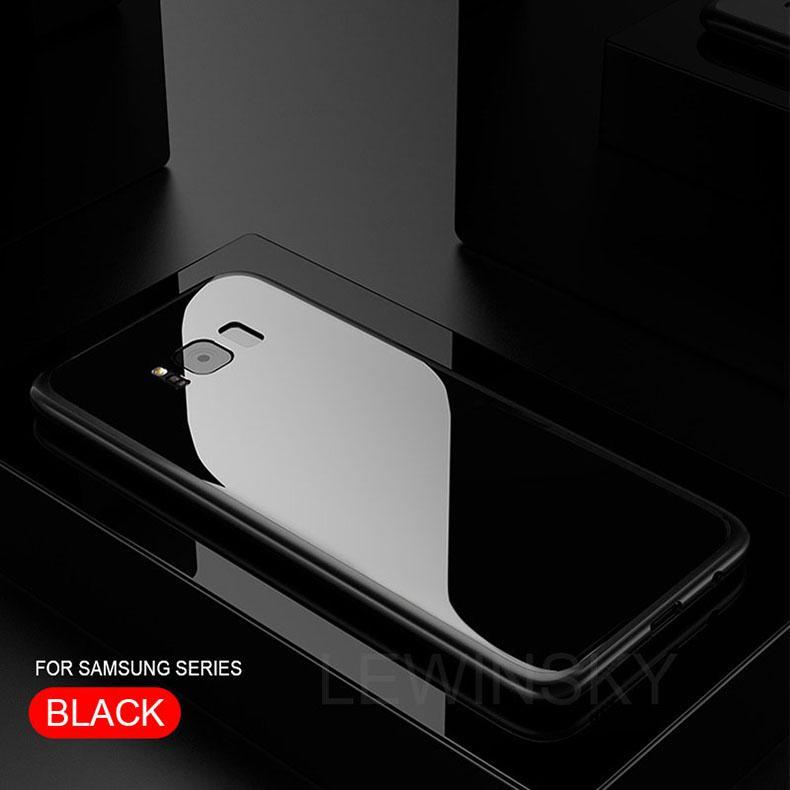 Samsung Galaxy S8 - Tempered Glass case Back cover Phone Cover