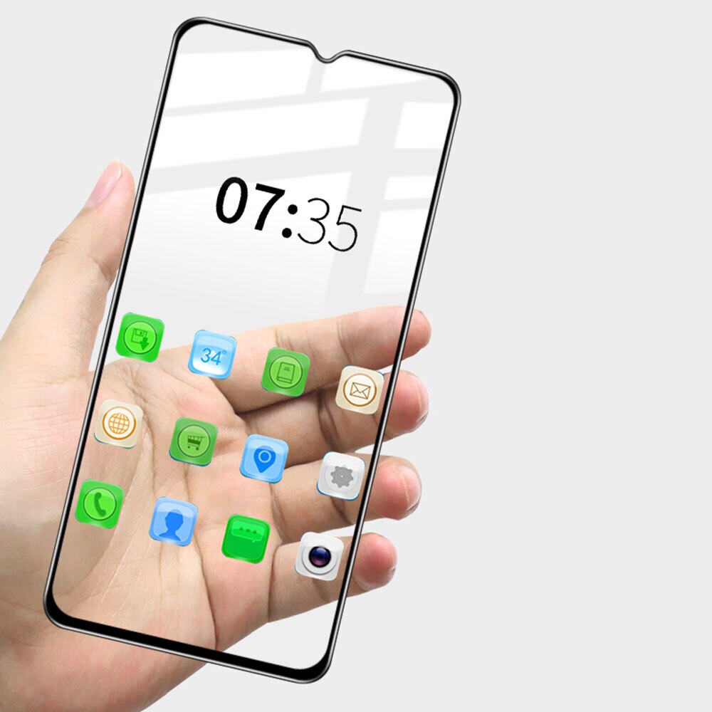 Oppo F15 / Oppo A91 Full Hd Transparent 9H Screen Protector 9D Tempered Glass