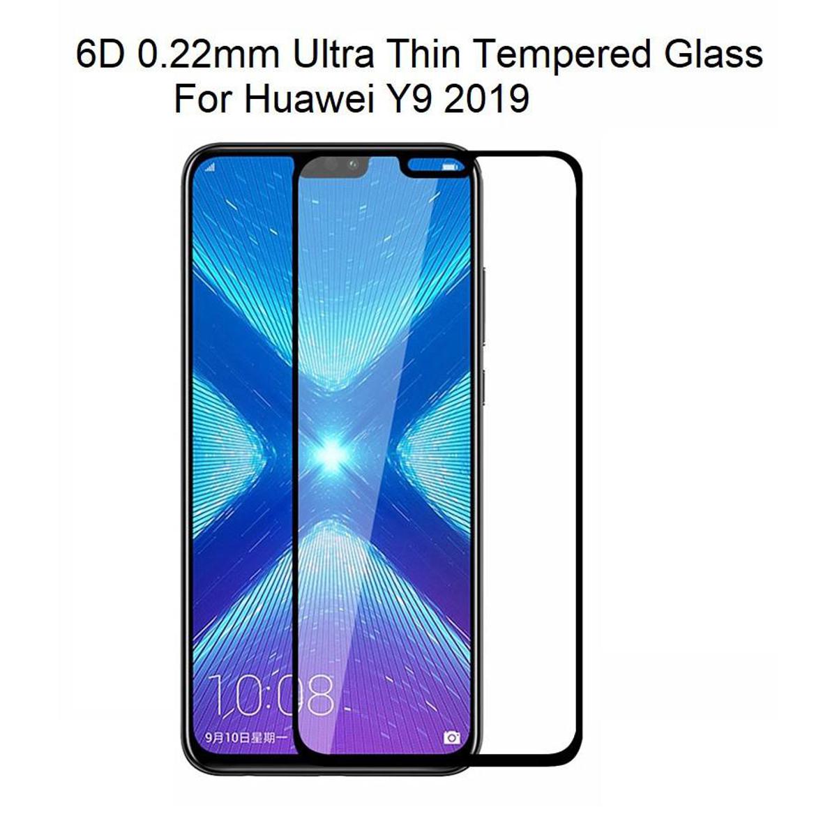 Huawei Y9 (2019) / Huawei Y8s Full Hd Transparent 9H Screen Protector 9D Tempered Glass