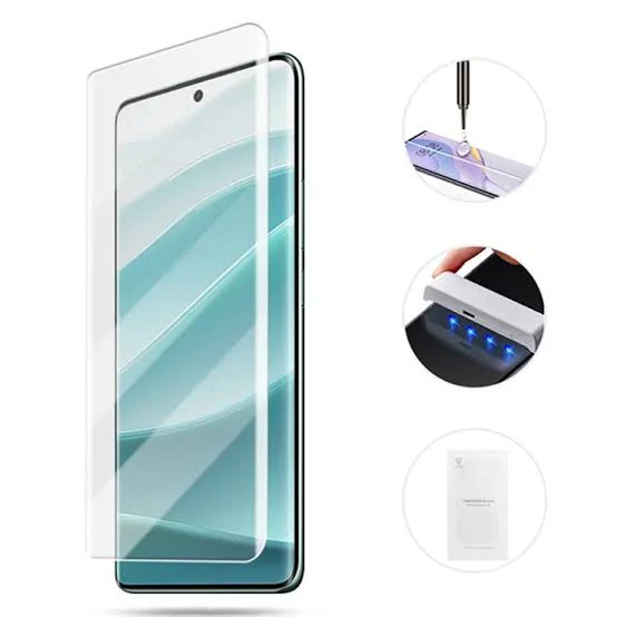 Samsung Galaxy S22 Ultra Full Hd UV Glass Transparent 9H Screen Protector 9D Tempered Glass