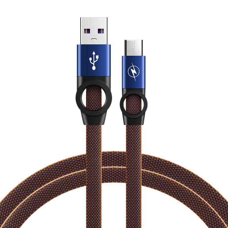 USB Type-C 3A Fast 1  m Charging Cable with Aluminum Alloy & Braid Shielding Nylon Jacket 1M
