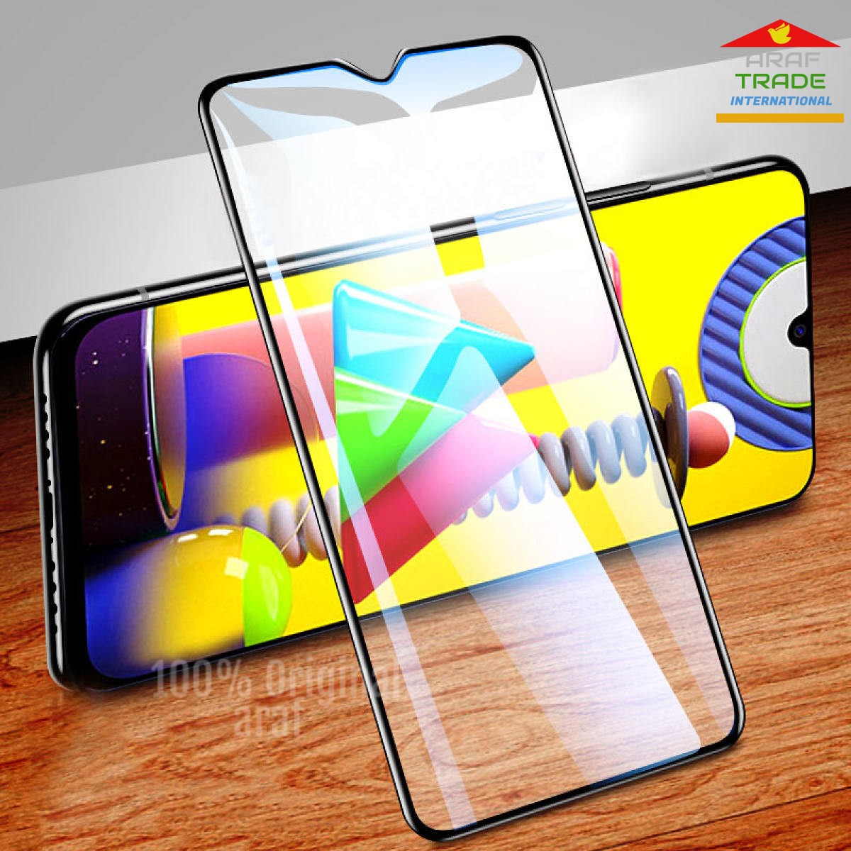 Samsung Galaxy A01 Full Hd Transparent 9H Screen Protector 9D Tempered Glass