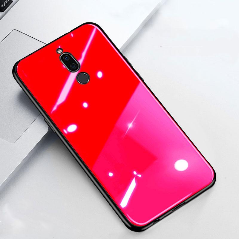 Xiaomi Redmi 8 HONG KONG Design Tempered Glass case Back cover Phone case RED